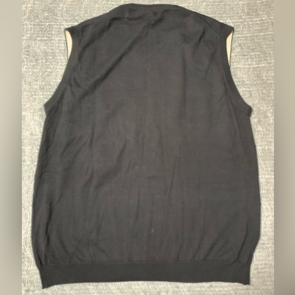 3/$20 Men’s NAUTICA Black Sleeveless Sweater Vest Size EXTRA LARGE - Picture 3 of 9